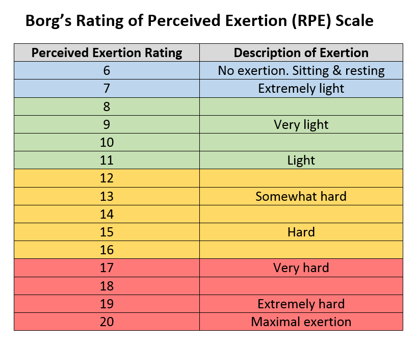borg scale